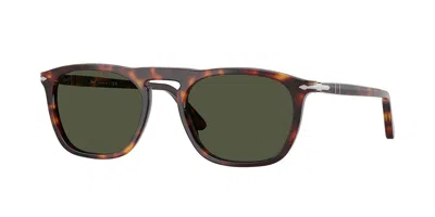 Persol Po3391s Gae 24/31 Men's Sunglasses Tortoiseshell Size 53 In Brown