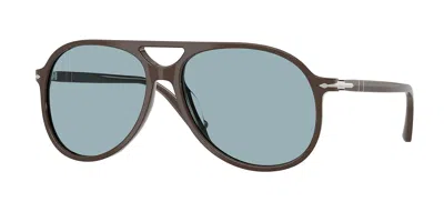 Persol Po3403s Walter 124762 Men's Sunglasses Brown Size 60 In Solid Brown