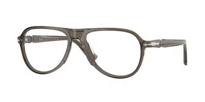 Persol Po3411v 1103 Men's Glasses Grey Size 55 - Free Lenses - Blue Light Block Available In Smoke Opal Grey