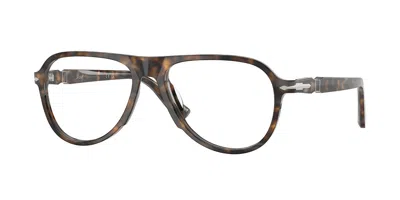 Persol Po3411v 1248 Men's Glasses Tortoiseshell Size 55 - Free Lenses - Blue Light Block Available In Brown