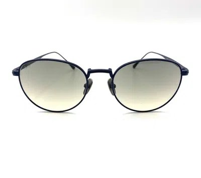 Pre-owned Persol Po5002st Sunglasses 800232 Brusched Navy/grey Gradient Lens 51mm In Gray