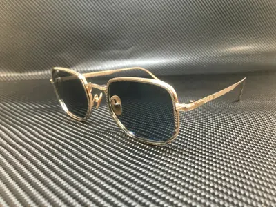 Pre-owned Persol Po5006st 800556 Gold Silver Square Round Men's Titanium 47 Mm Sunglasses