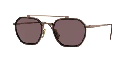 Persol Po5010st Polarized 8016af Men's Sunglasses Brown Size 51