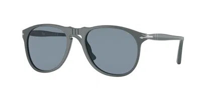 Persol Po9649s 117356 Men's Sunglasses Grey Size 55 In Gray