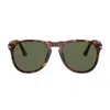 PERSOL PERSOL PO9649S 24/58 HAVANA SUNGLASSES