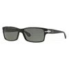 Persol Rectangular Frame Sunglasses In Black
