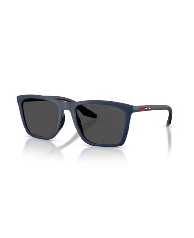 Persol Prada Linea Rossa Men's Rectangle Sunglasses, Ps B08s In Purple
