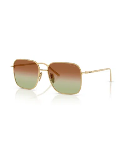 Persol Prada Women's Square Sunglasses, Pr C54sd In Blue