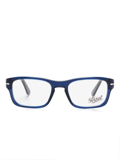 Persol Rectangle-frame Glasses In Blue