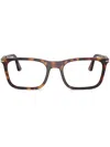 Persol Rectangle-frame Glasses In Brown