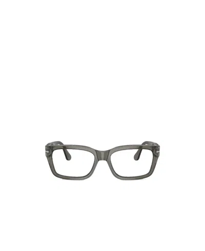 Persol Rectangle Frame Glasses In Gray