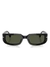 Persol Rectangle-frame Sunglasses In Black