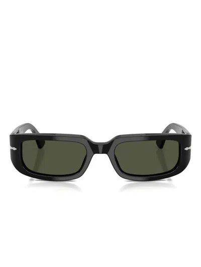 Persol Rectangle-frame Sunglasses In Black