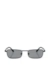 Persol Rectangle Frame Sunglasses In Black