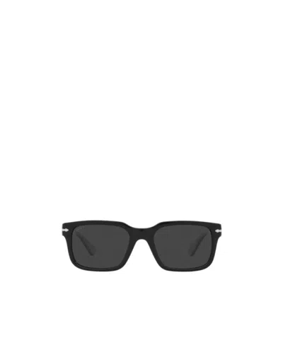 Persol Rectangle Frame Sunglasses In Black
