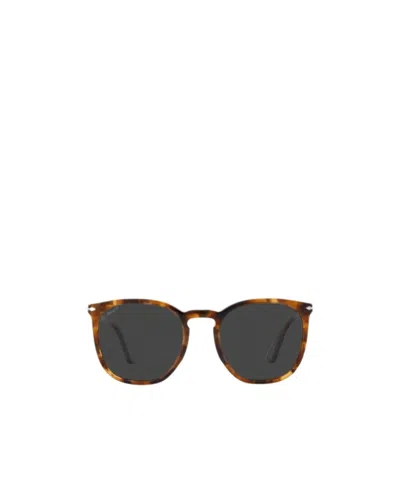 Persol Rectangle-frame Sunglasses In Black