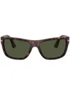 Persol Rectangle-frame Sunglasses In Brown