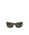 Persol Rectangle-frame Sunglasses In Black