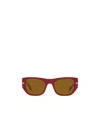 Persol Rectangle Frame Sunglasses In Brown
