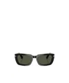 Persol Rectangle-frame Sunglasses In Black