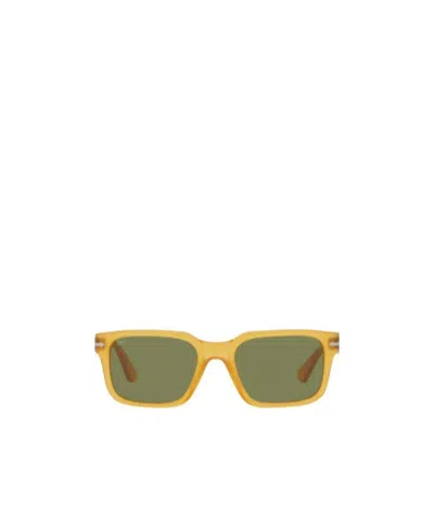 Persol Rectangle Frame Sunglasses In Yellow