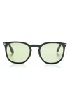 Persol Rectangle-frame Sunglasses In Green