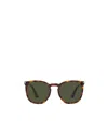 Persol Rectangle-frame Sunglasses In Green