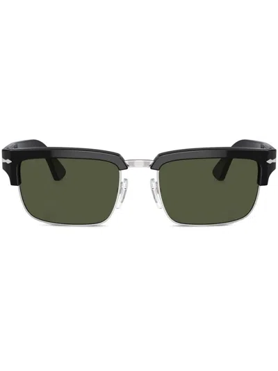 Persol Sonnenbrille Mit Eckigem Gestell In Schwarz
