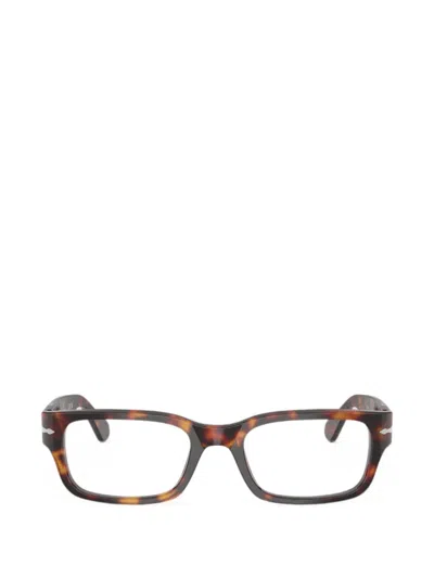 Persol Rectangle-frame Glasses In Brown
