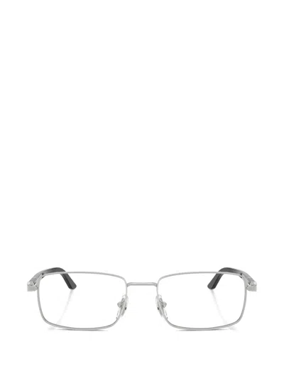 Persol Rectangle-frame Glasses In Silver