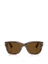 Persol Rectangle-frame Sunglasses In Brown