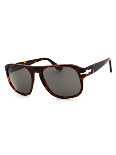 Persol Rectangular Acetate Men's Sunglasses In Brown