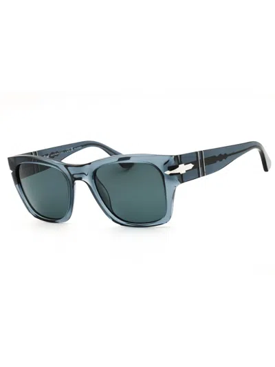 Persol Rectangular Acetate Sunglasses For Men In Orange