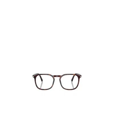 Persol Rectangular Flat Mirror In Brown