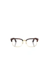 Persol Rectangular Frame Glasses In Gold