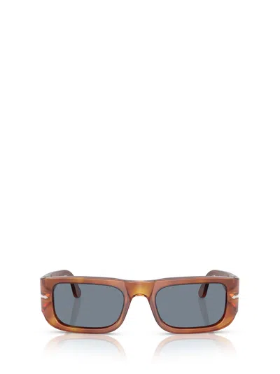 Persol Rectangular Frame Sunglasses In Gray