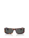 Persol Rectangular Frame Sunglasses In Animal Print