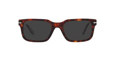 Persol Rectangular Frame Sunglasses In 24/48