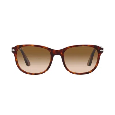 Persol Rectangular Frame Sunglasses In 24/51