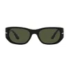 Persol Rectangular Frame Sunglasses In 95/31
