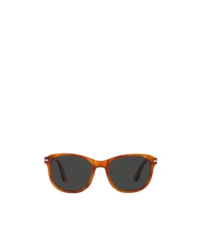Persol Rectangular Frame Sunglasses In Black