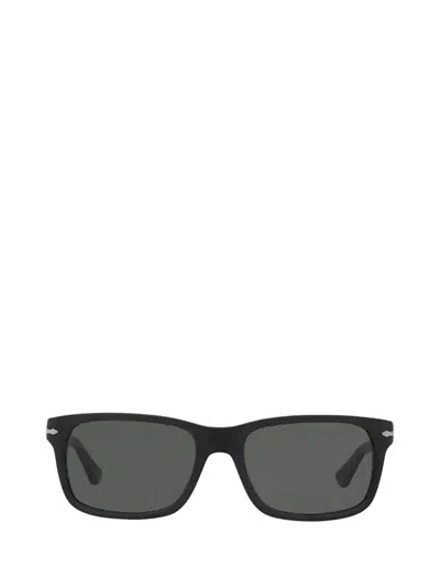 Persol Rectangular Frame Sunglasses In Black