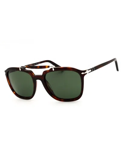 Persol Rectangular Frame Sunglasses For Men In Orange