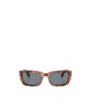 Persol Rectangular-frame Sunglasses In Brown