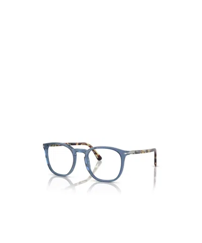 Persol Round-frame Glasses In Blue