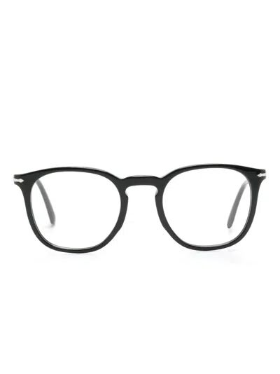 Persol Round-frame Glasses In Black