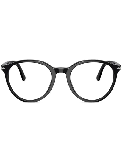 Persol Round-frame Glasses In Black