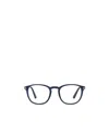 Persol Round Frame Glasses In Black
