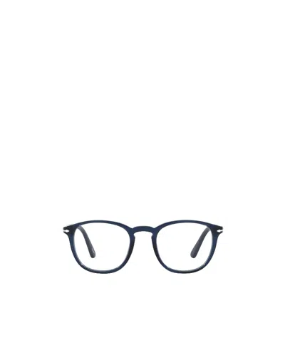 Persol Round Frame Glasses In Black