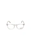 Persol Round Frame Glasses In Gold